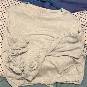 Size small, long sleeve, crop top